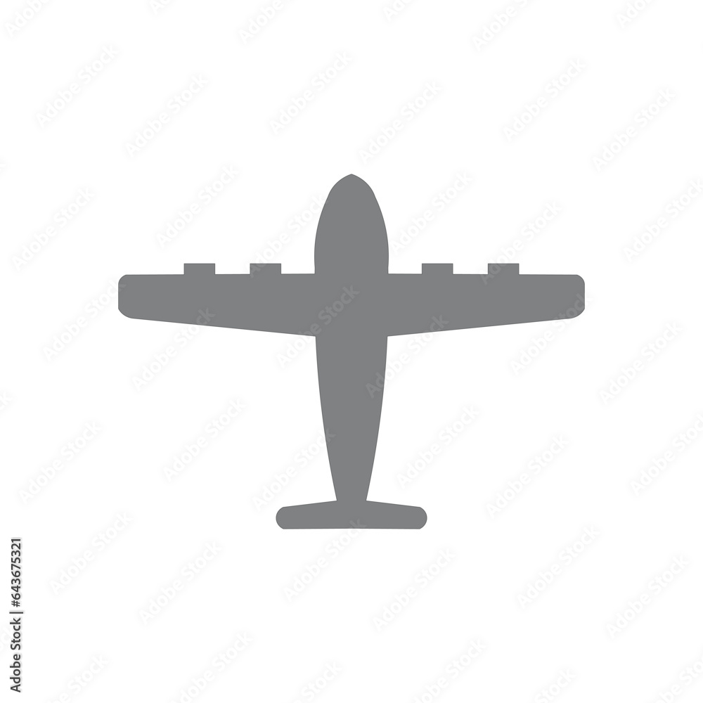 Obraz premium icon airplane cargo template design trendy