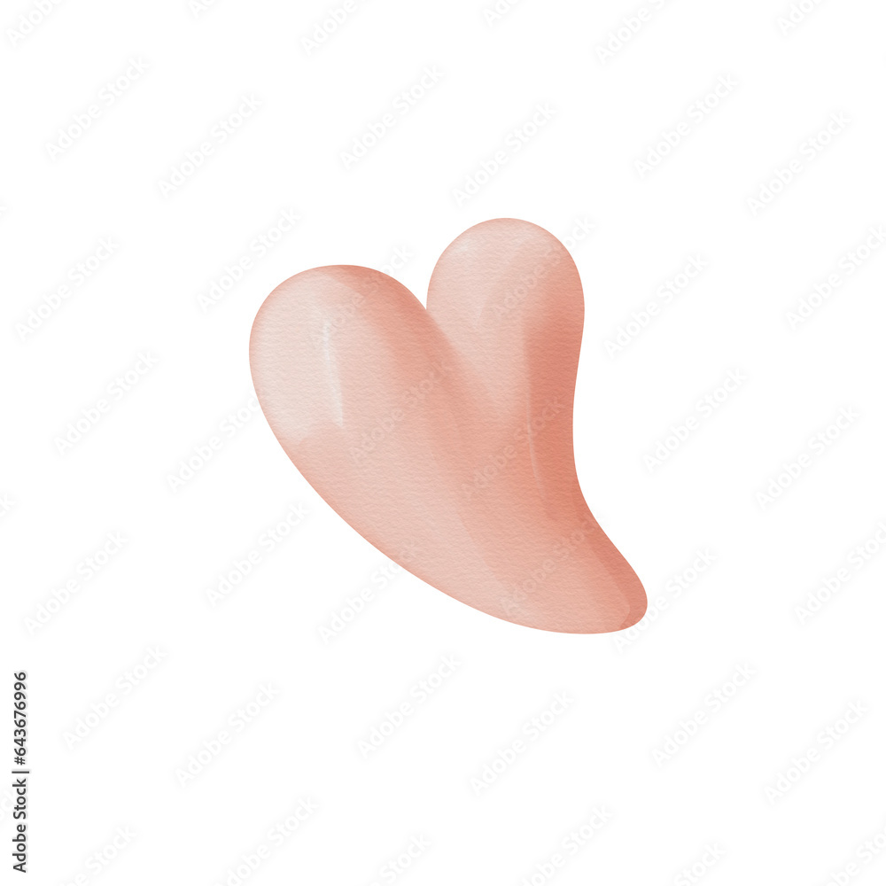 watercolor gua sha watercolor gua sha