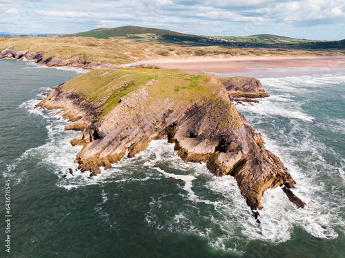 cliffs on the coast