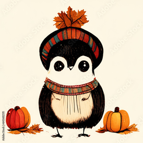 thanksgiving animal baby border vector.seamless pattern autumn leaves turkey corn pumpkin hedgehog squirrel autumn harvest party invitation banner.happy thanksgiving card decoration,footer