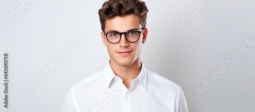 Fashionable young man with ...