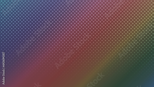 虹色のメッシュパターン背景