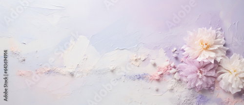 Pastelowe tło - baner beauty. Kobieca tapeta. Mockup do prezentacji produktu - kosmetyków. Salon urody i piękna © yeseyes9