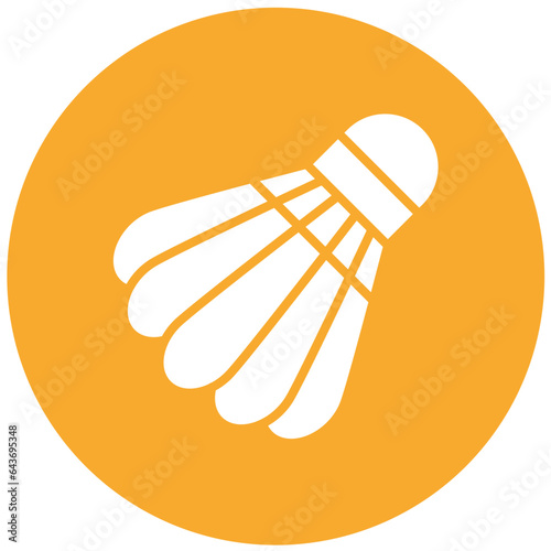 Shuttlecock Vector Icon Design Illustration