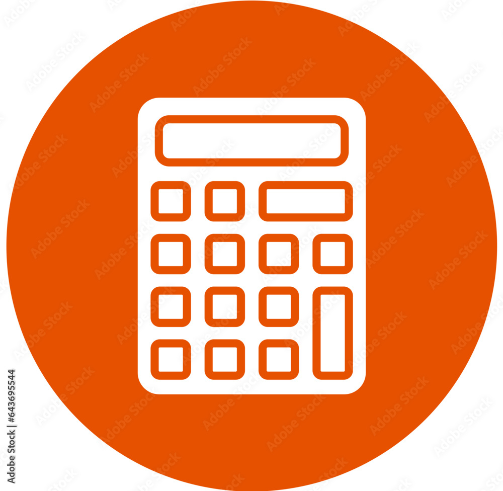 Calculator Vector Icon Design Illustration Calculator Vector Icon Design Illustration