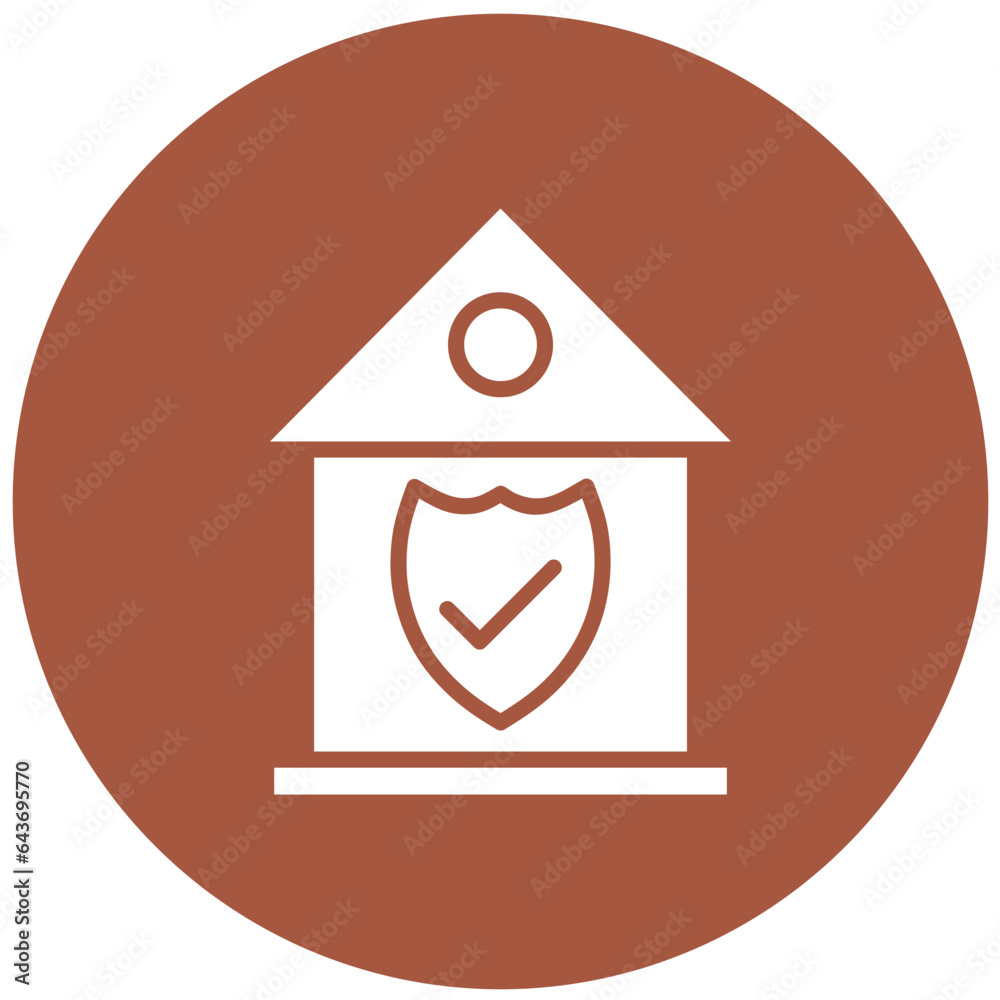 Home insurance Vector Icon Design Illustration Home insurance Vector Icon Design Illustration