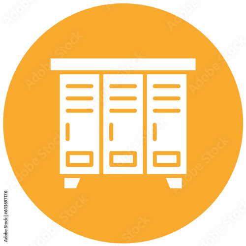 Locker Vector Icon Design Illustration
