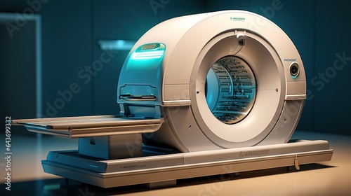 MRI scan machine, future medicine concept