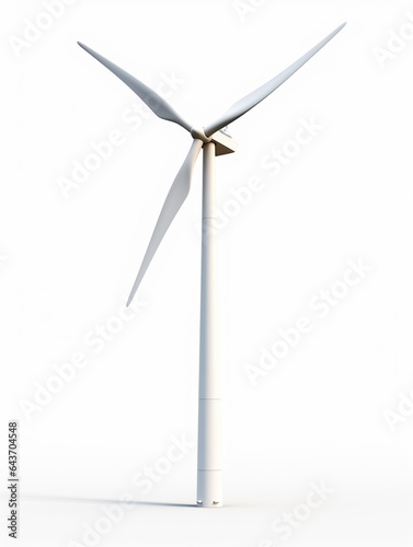 wind turbine isolated on white