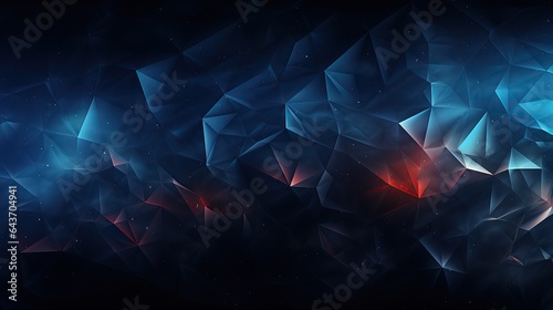 abstract polygonal space low poly dark background