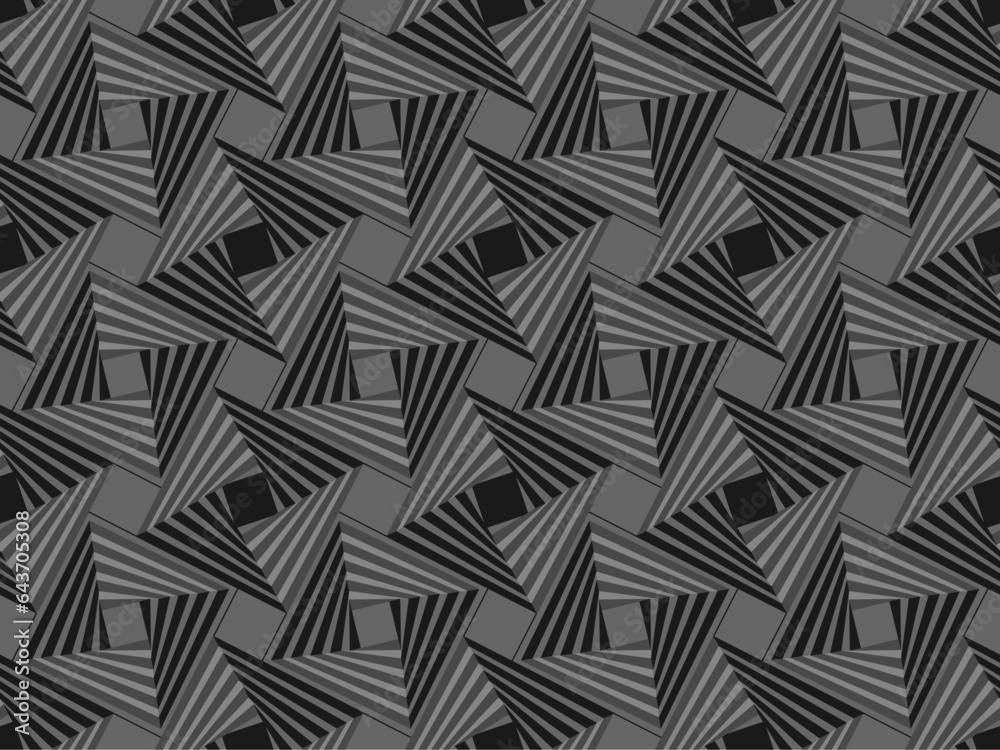 Abstract pattern of lines. Seamless background. Template for packaging, texture, cover, clothing, interior design and creative idea