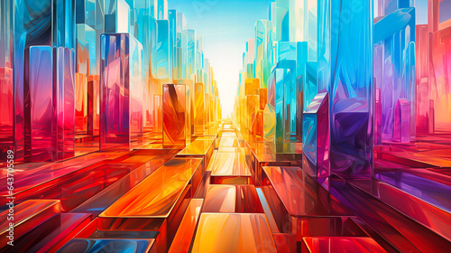 A prismatic realm of refracting beams