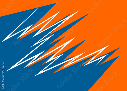 Abstract background with jagged zigzag line pattern and with some copy space area