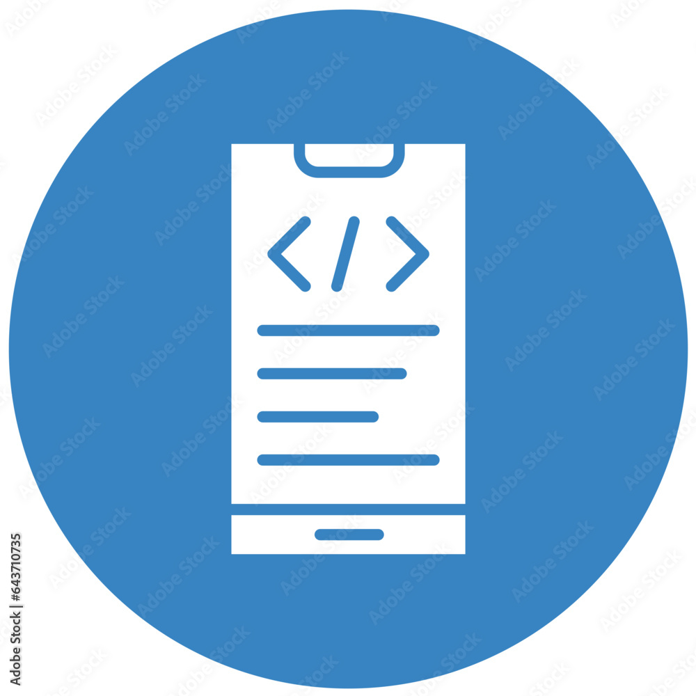 App development Vector Icon Design Illustration App development Vector Icon Design Illustration