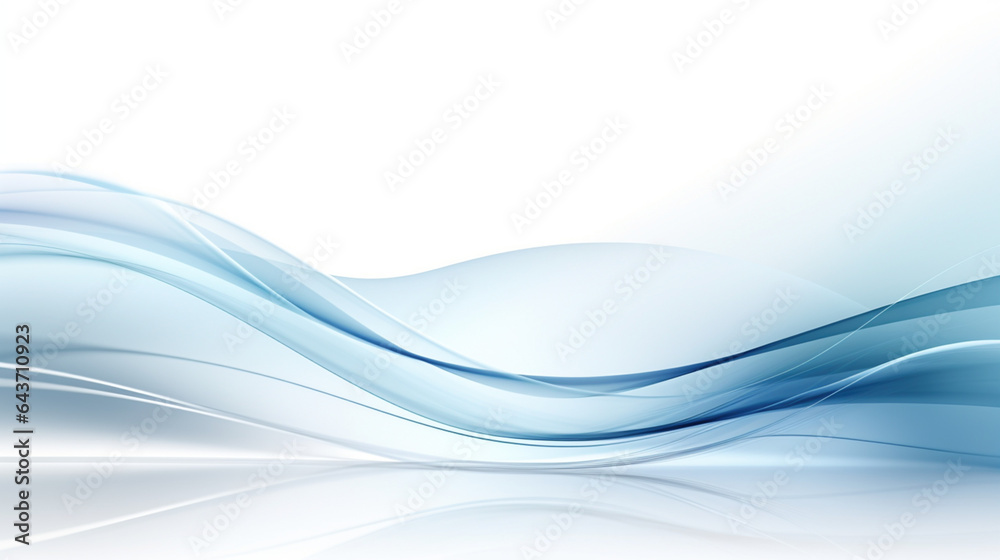 Obraz premium abstract blue wave background