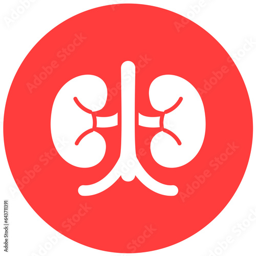 Kidney Vector Icon Design Illustration