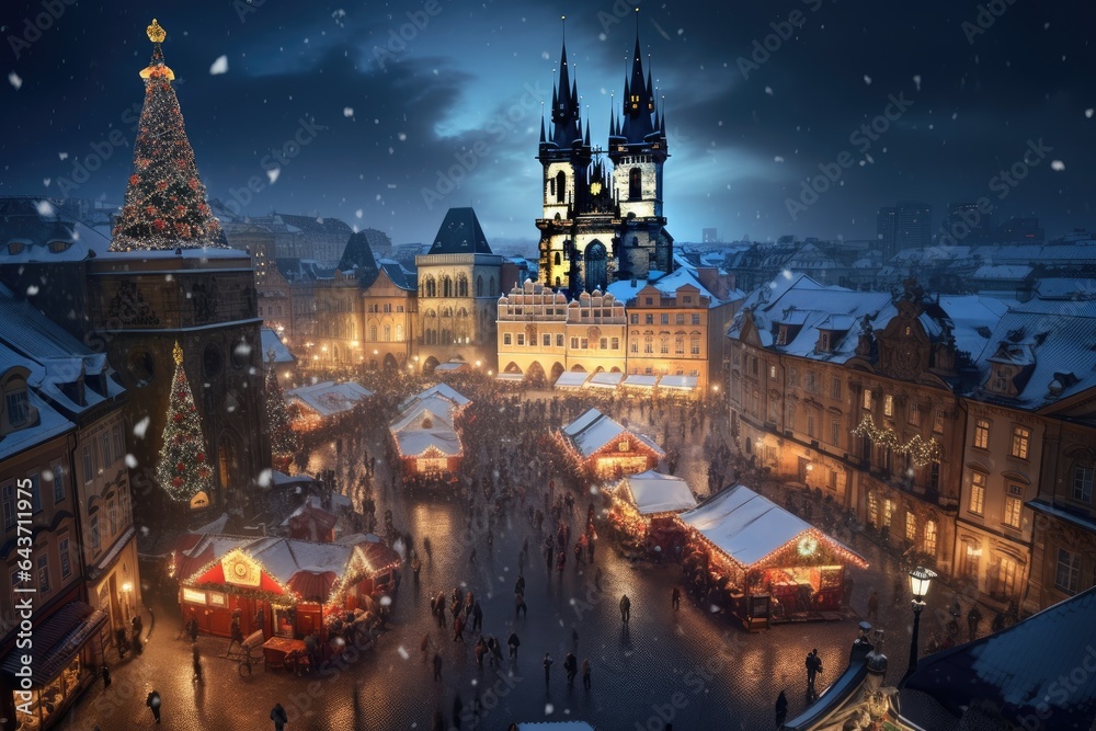 Fototapeta premium European Christmas markets