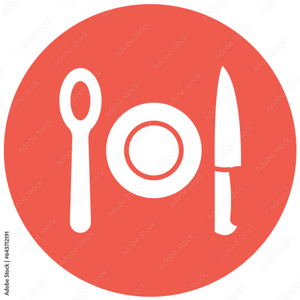 Dining meal Vector Icon Design Illustration Dining meal Vector Icon Design Illustration