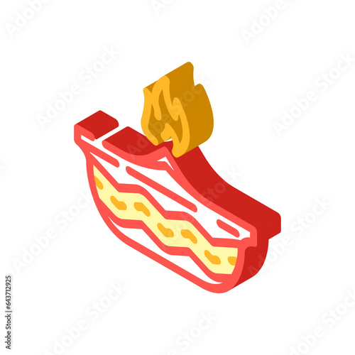 diya lamp hinduism isometric icon vector. diya lamp hinduism sign. isolated symbol illustration