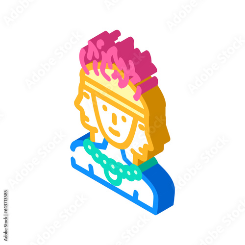 sacred fire agni isometric icon vector. sacred fire agni sign. isolated symbol illustration