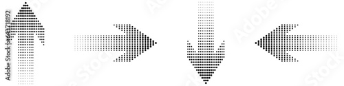 Arrows set. Up, down, left, right icons
