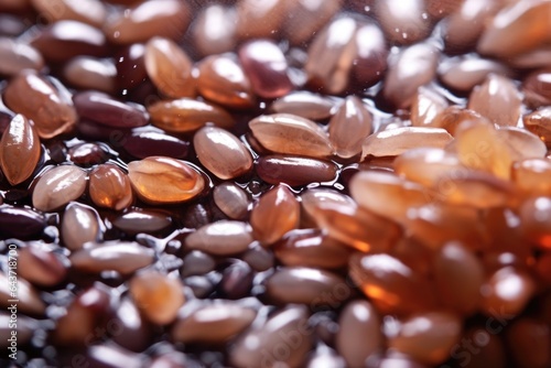 macro of rice grains used in sake production