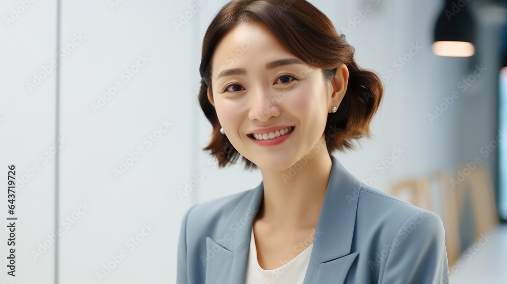 portrait of Asian businesswoman in office. portrait of Asian businesswoman in office.