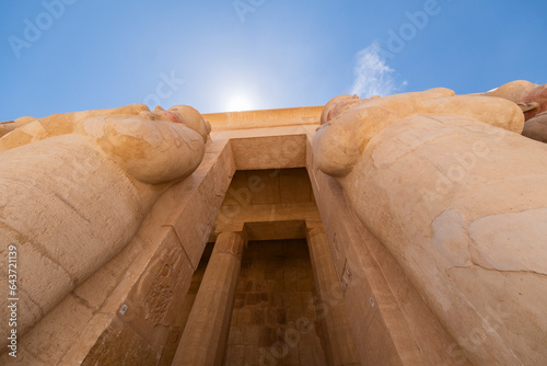 Tableau sur toile Templo funerario de Hatshepsut