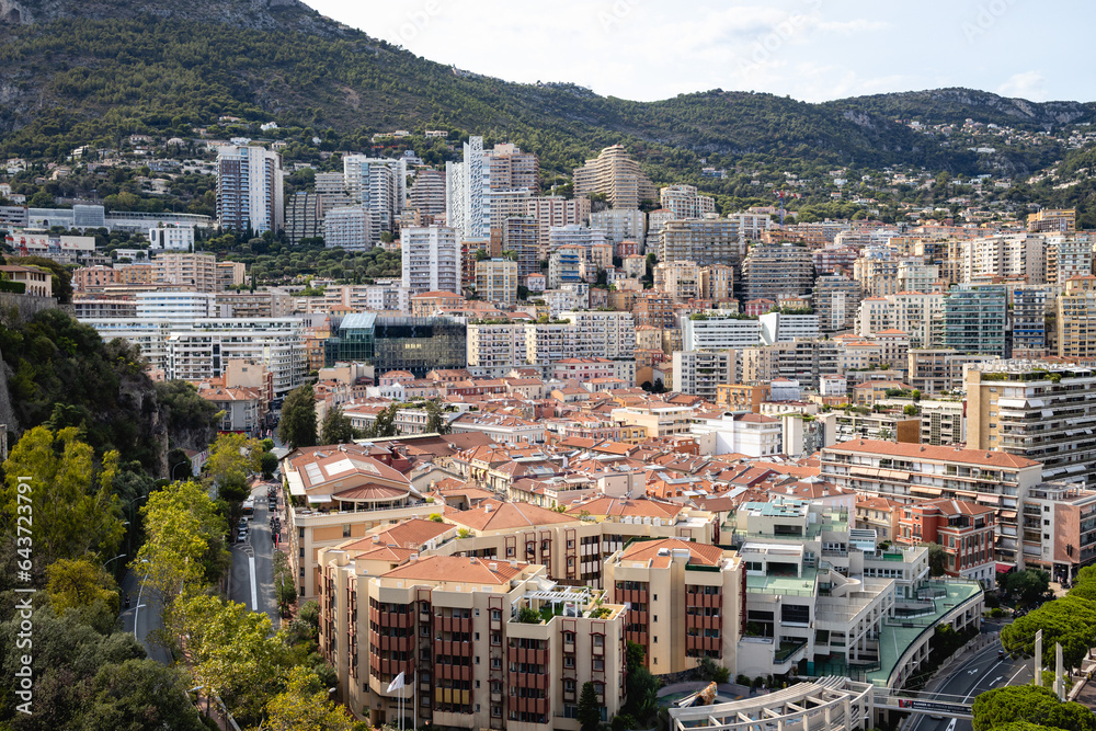 View of the great city of Monaco