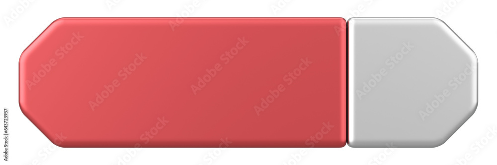 Obraz premium 3D button. Empty button. 3D illustration.