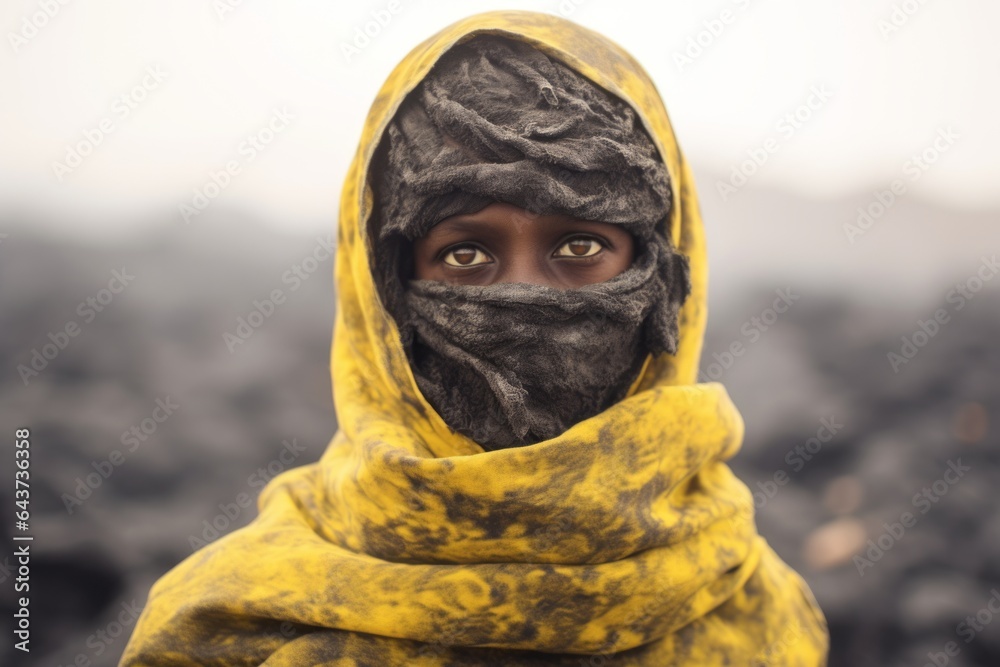 Environmental portrait photography of a merry girl in her 20s wearing a