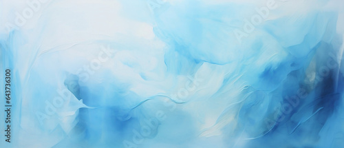 Abstrakcyjne błękitne tło - akryl na płótnie. Atrament alkoholowy. Sztuka nowoczesna.  © yeseyes9