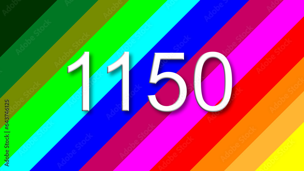 1150 colorful rainbow background year number 1150 colorful rainbow background year number