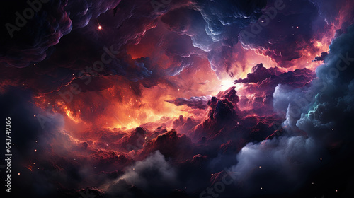 Nebula, outer space, fantasy, science fiction landscapes: beautiful dark world paintings, backgrounds, and wallpapers