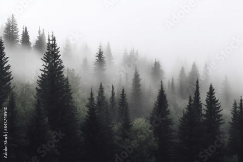 Misty mountain forest © 100choices