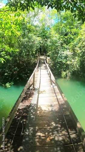 Paisagem natural na cidade de Bonito, Estado do Mato Grosso do Sul, Brasil
