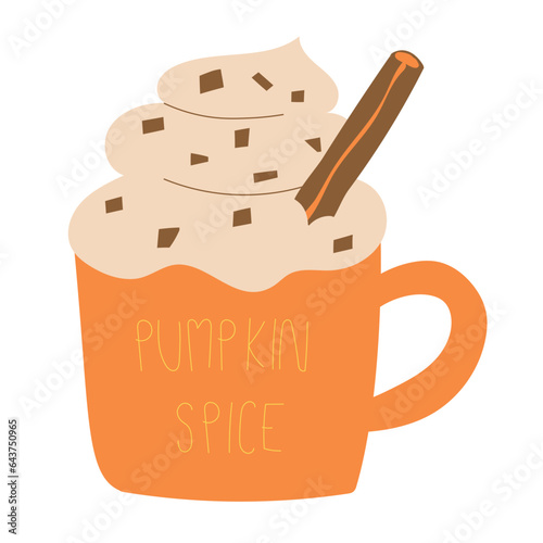 Autumn food and drink s, pumpkin spice drink