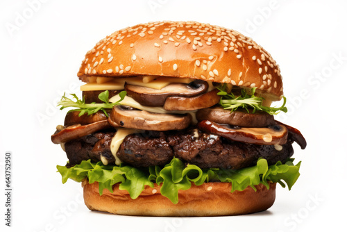 Delicious Mushroom Burger I...