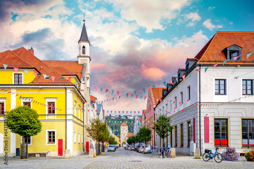 Altstadt, Kelheim, Bayern, Deutschland 