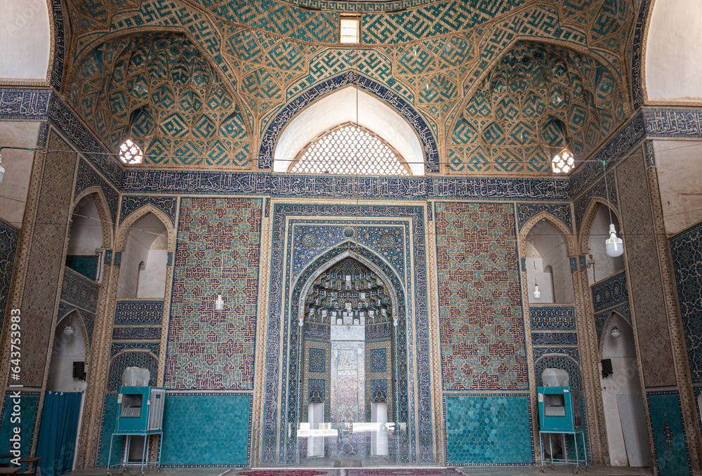 mihrab of the Jameh Mosque of Yazd