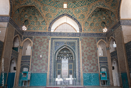 mihrab of the Jameh Mosque of Yazd