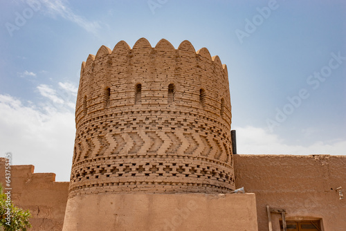 watchtower in Dowlatabad Garden in yazd, iran