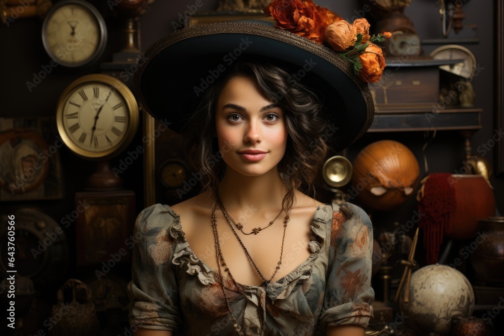 Fototapeta premium Portrait Fun props and accessories
