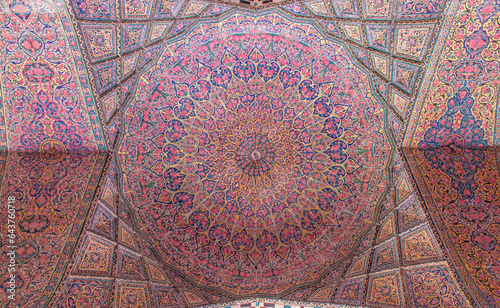 interior of the Nasir al Molk mosque photo