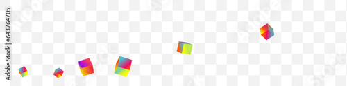 Iridescent Polygon Vector Transparent Panoramic