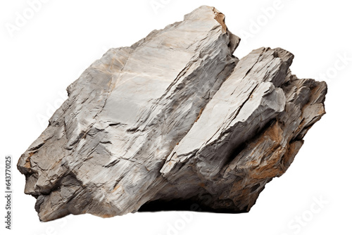 heavy rock isolated on transparent background, Generative AI