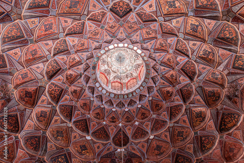 Interior of a ceiling in Hasht Behesht