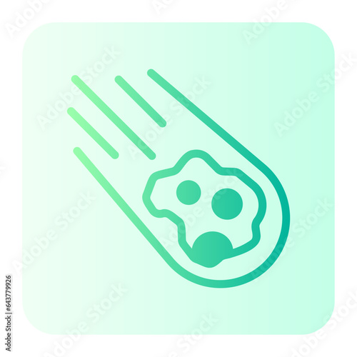 meteorite gradient icon