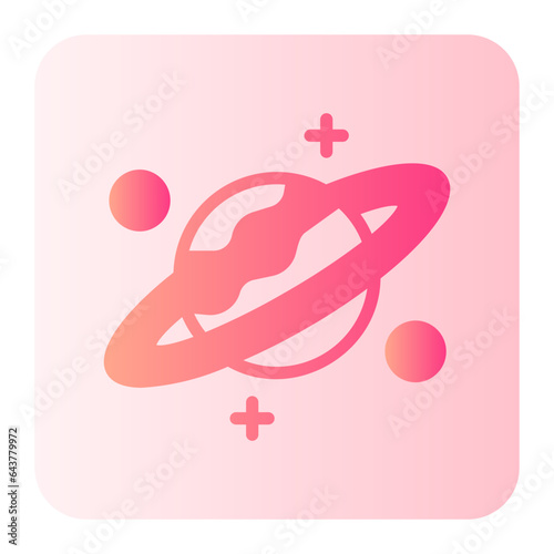 saturn gradient icon