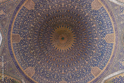 interior of the Shah Mosque, Isfahan